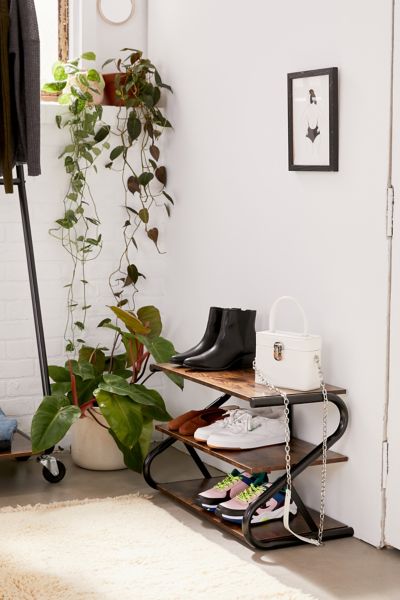 Urban Outfitters Billie Shoe Rack In Brown