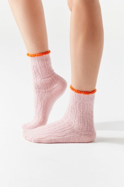 Hansel From Basel Pointelle Crew Sock