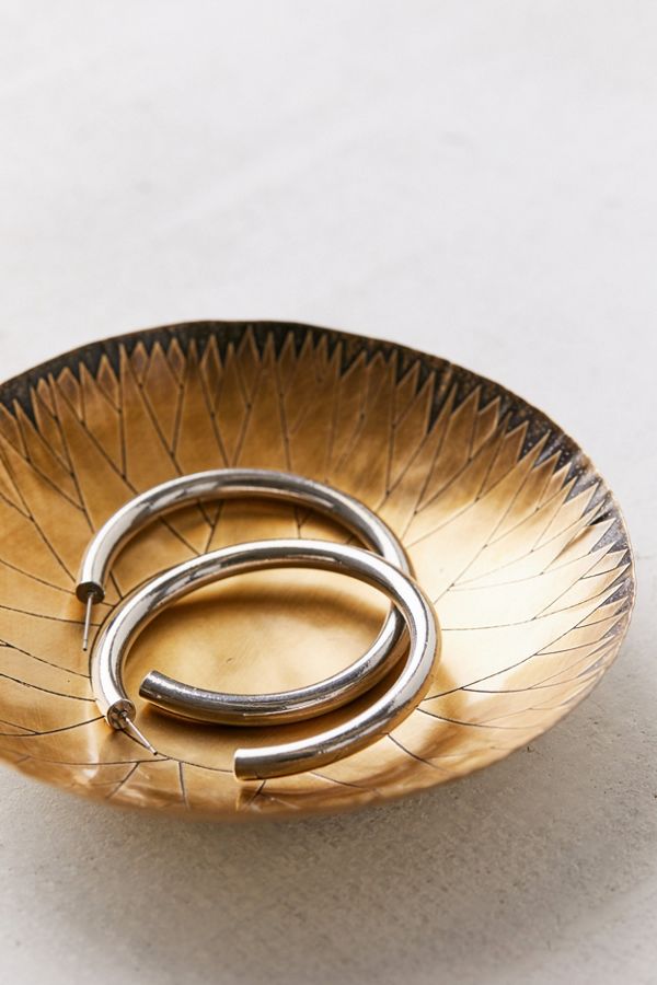Slide View: 2: Stone Harvest Brass Sun Bowl