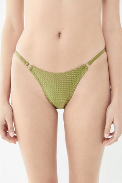 TWIIN Purpose Textured Strappy Bikini Bottom