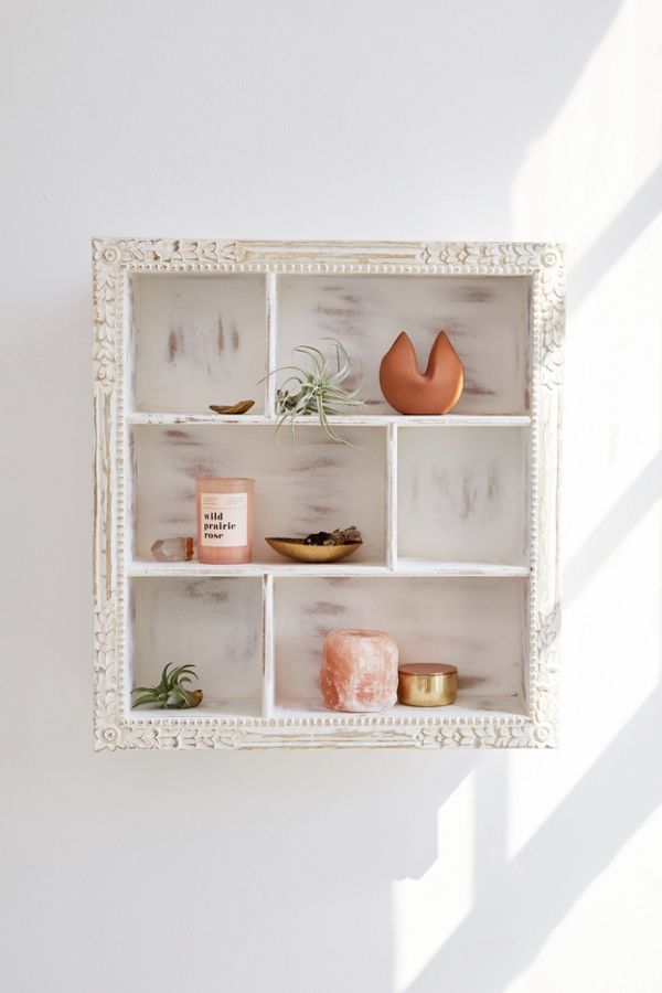 Slide View: 1: Frances Carved Wall Shelf