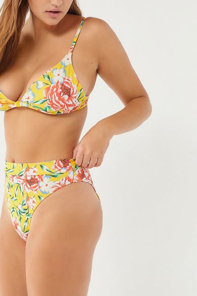 Out From Under Printed Harley Triangle Bikini Top