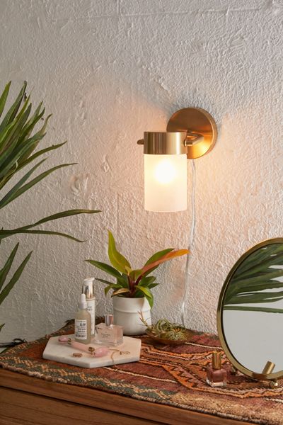 Cylinder Glass Sconce