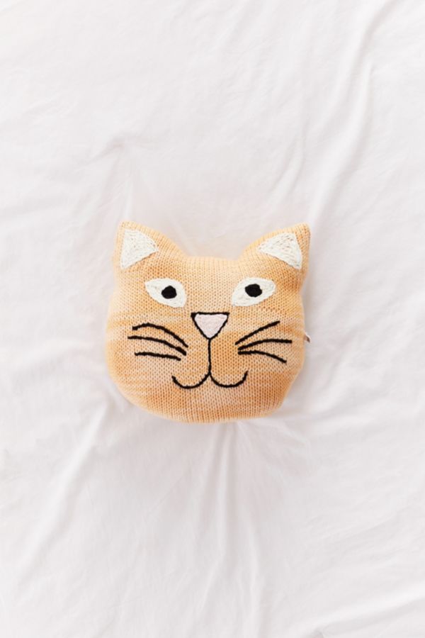 pillow shaped like a cat