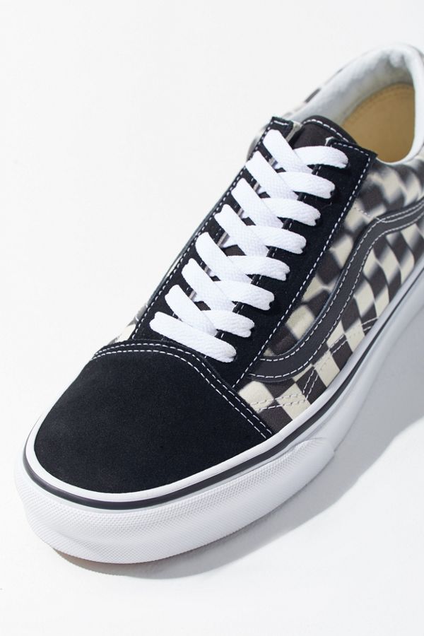 Vans Old Skool Blurred Checkerboard Sneaker | Urban Outfitters