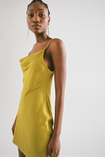 urban outfitters lime green dress Downriver Midi Dress main image 0