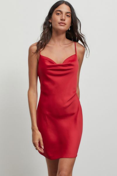 cowl neck dress urban outfitters
