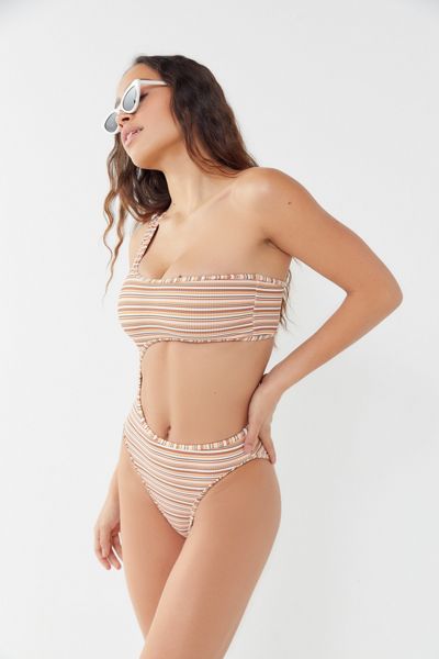 Ellejay Kristin One-Shoulder One-Piece Swimsuit