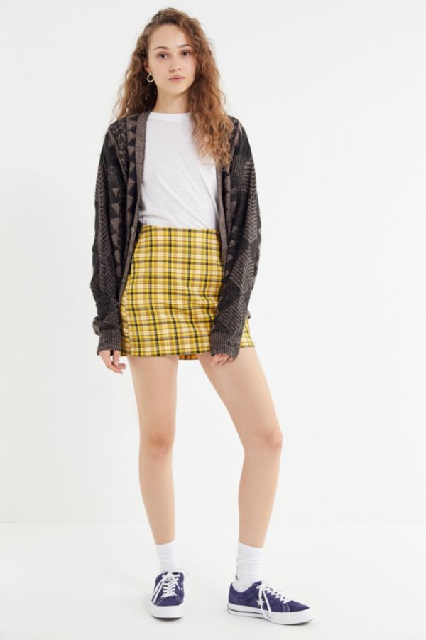 UO Colin Plaid Pocket Mini Skirt | Urban Outfitters