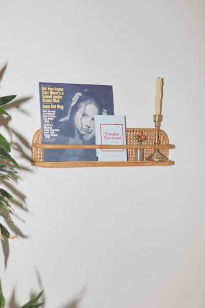 Urban Outfitters Marte Display Wall Shelf In Brown