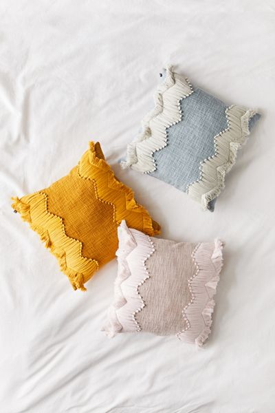 Luna Fringe Throw Pillow