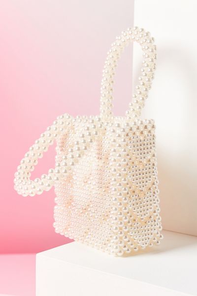 Winnie Beaded Mini Tote Bag