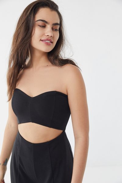 UO Marley Strapless Cut-Out Jumpsuit