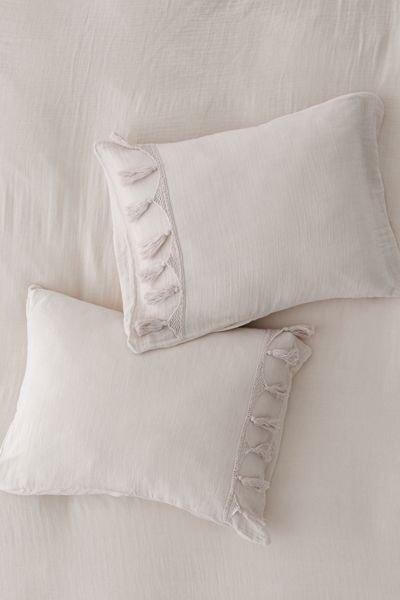 Bungalow Net Tassel Sham Set