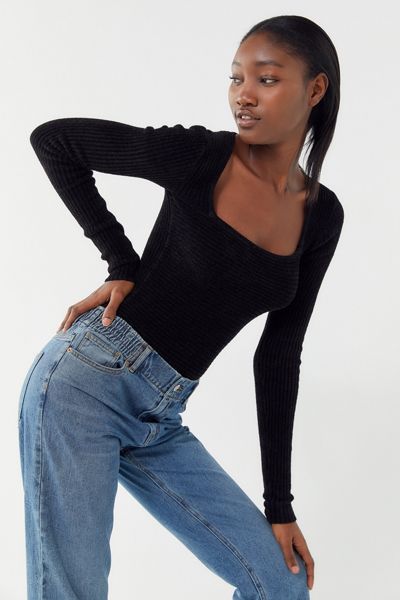 UO Ethel Square-Neck Sweater