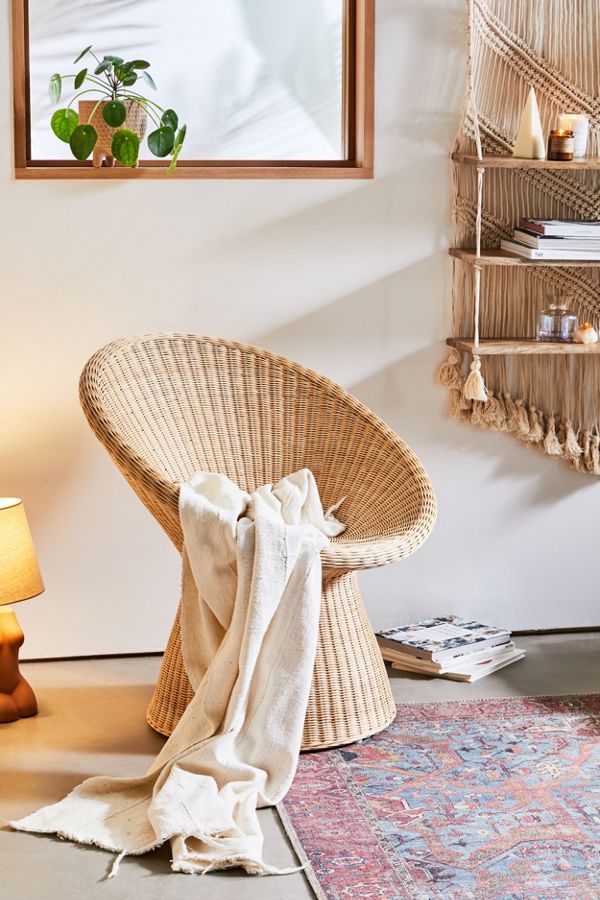 Slide View: 1: Pierce Wicker Chair