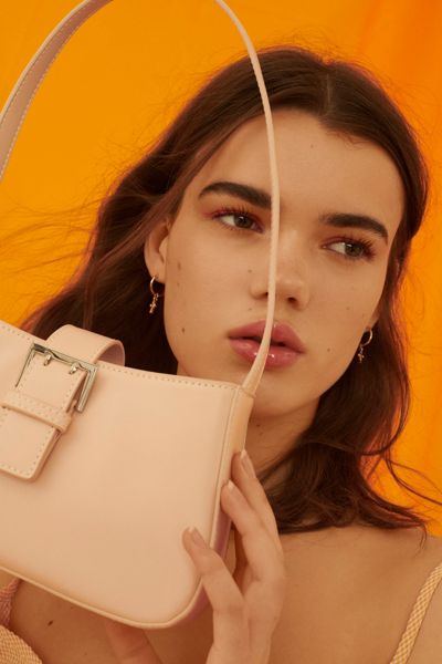 Top Stitch Baguette Bag