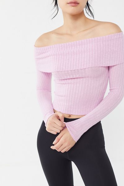 Out From Under Sandy Off-The-Shoulder Long Sleeve Top