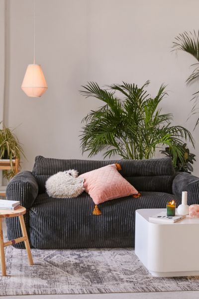 Urban Outfitters Matilda Beanbag Floor Sofa In Black