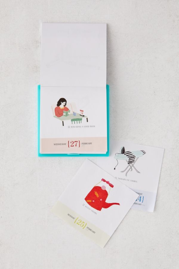2019 Year Of Tiny Pleasures 365Day Desk Calendar Urban Outfitters