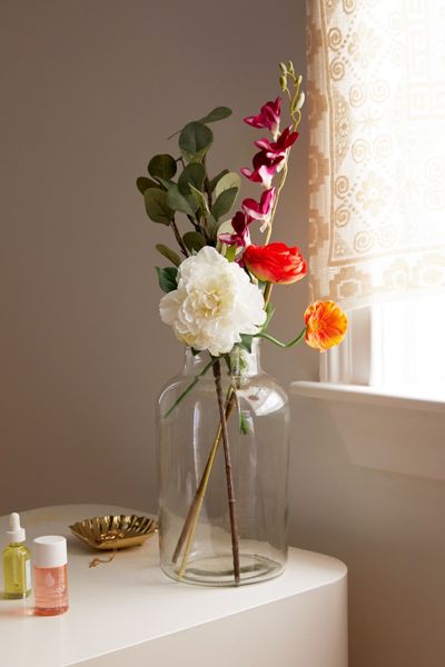 Peony Faux Flower Bouquet