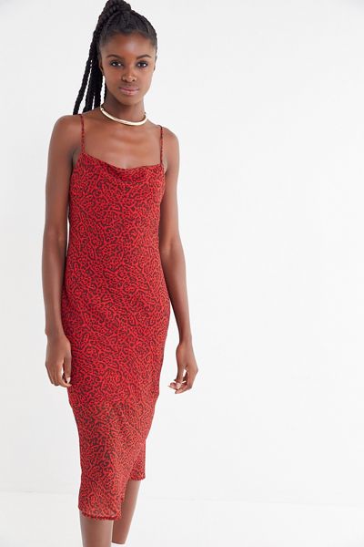 Third Form Rumba Animal Print Slip Dress
