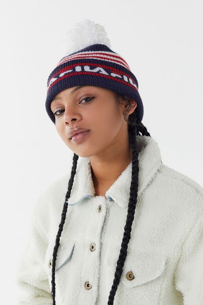 FILA Heritage Ribbed Knit Beanie