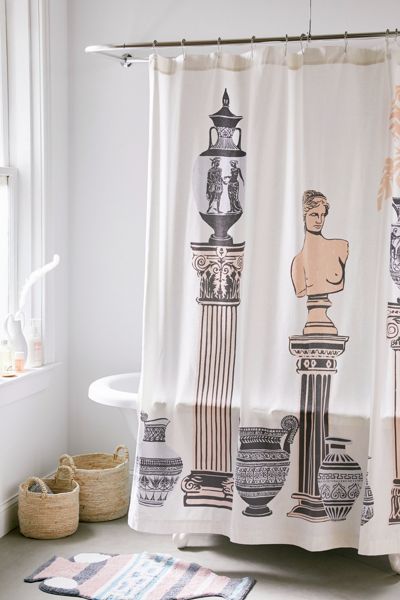 Greecian Still Life Shower Curtain