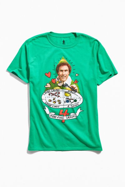 Elf 4 Food Groups Tee