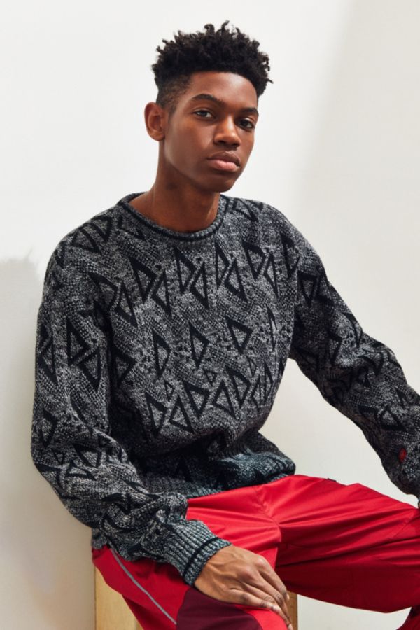 uo geo print corduroy cargo pant