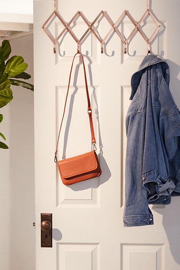 Urban Outfitters Expandable Over-the-door Multi-hook In Copper