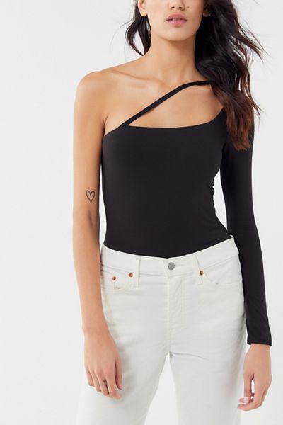 Out From Under James Cut-Out One-Shoulder Bodysuit