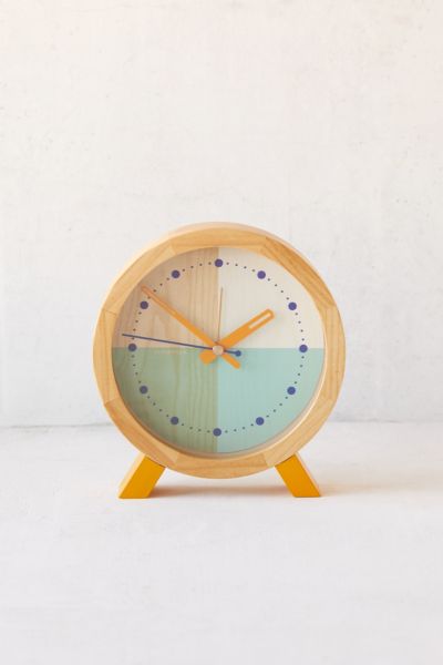 Shop Cloudnola Flor Clock In Turquoise At Urban Outfitters