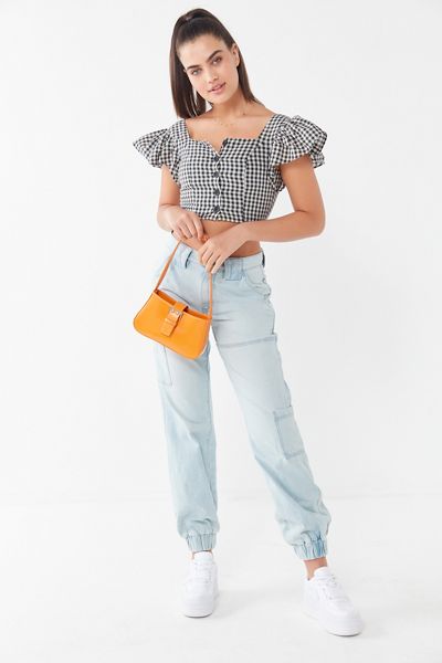 BDG Cargo Jogger Jean – Bleached Denim