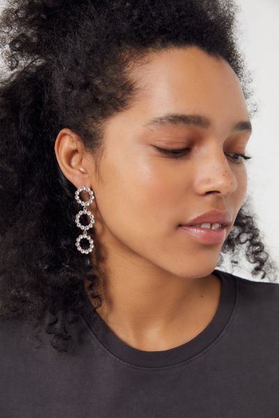Mira Rhinestone Drop Earring