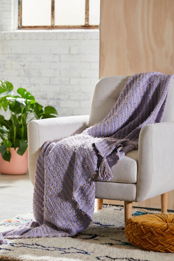 Slide View: 2: Jules Tassel Throw Blanket