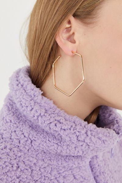 Essential Geometric Hoop Earring