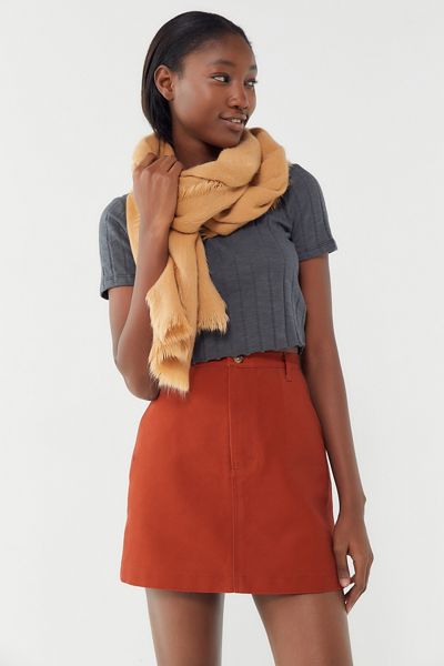 Urban Renewal Remnants Canvas Utility Mini Skirt