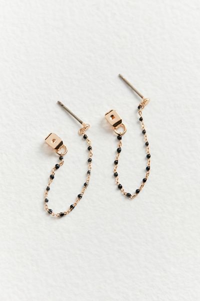 Carlie Beaded Front Back Earring