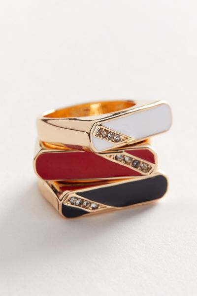 Rowan Enamel Signet Ring