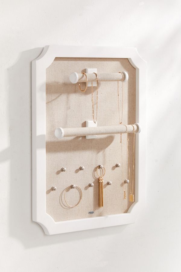 Slide View: 1: Mele & Co. Kyla Hanging Jewelry Storage