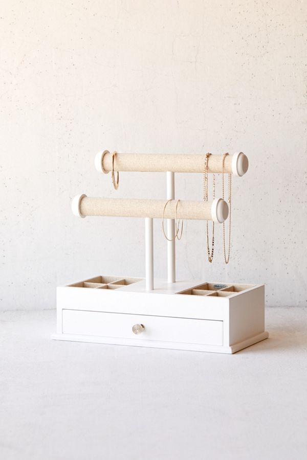 Slide View: 1: Mele & Co. Ivy Jewelry Box + Stand