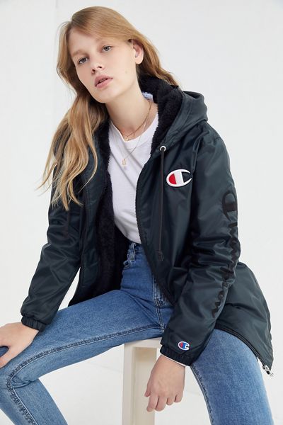 Champion Sherpa Lined Hooded Anorak Jacket