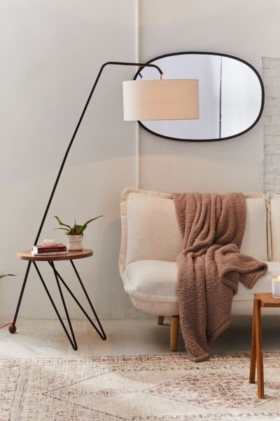 Urban Outfitters Tiernan Shelf Floor Lamp In Brown