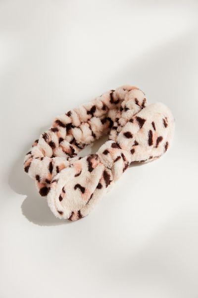 Urban Outfitters Spa Day Headband In Animal Print
