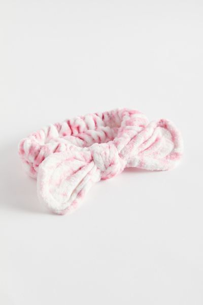 Urban Outfitters Spa Day Headband In Rose Tie Dye