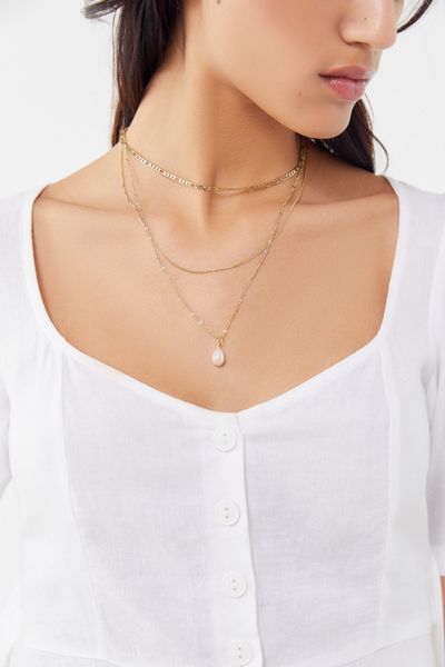 Luv Aj Pearl Layer Necklace