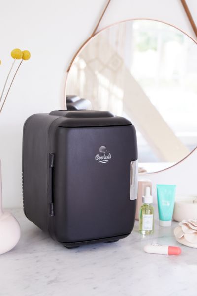 Cooluli Mini Beauty Refrigerator In Washed Black