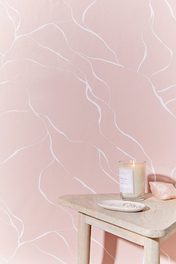 Urban Outfitters Pink Current Removable Wallpaper