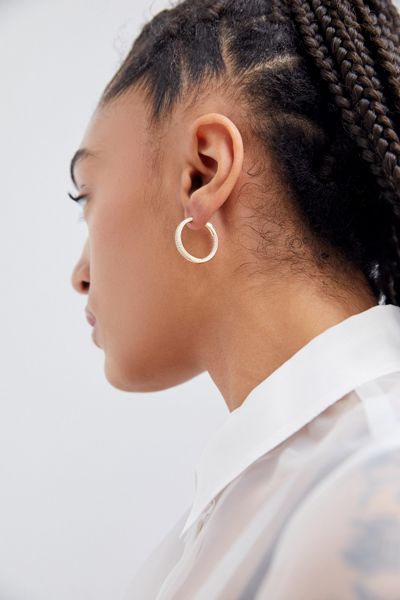 The M Jewelers Pavé Ravello Hoop Earring